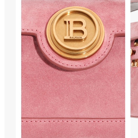 💥SOLD!💥 BALMAIN B-BUZZ BAGUETTE SUEDE BAG - Picture 4 of 11